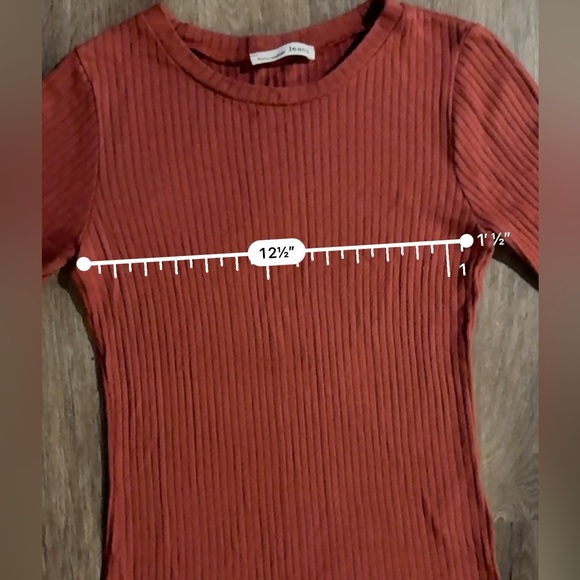 Reformation Janine Top in Rust - Picture 8 of 10